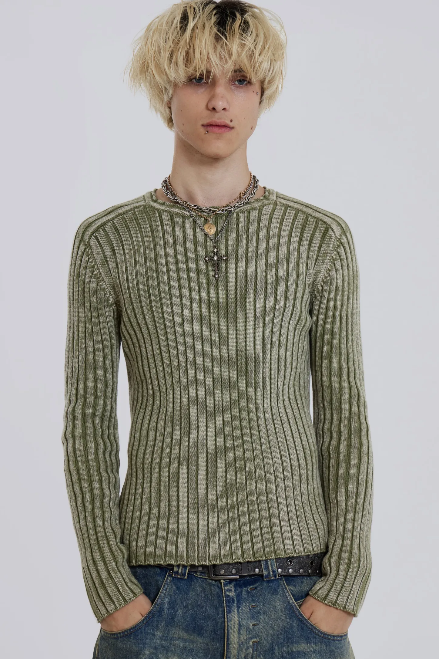 Moss Green Vault Knit-Jaded London Store