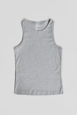 NTRLS Grey Rib Vest-Jaded London Sale
