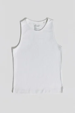NTRLS White Rib Vest-Jaded London Cheap