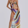 Oliana Draped Maxi Dress-Jaded London Cheap