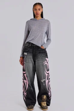 Pink Blade XL Colossus Jeans-Jaded London Best Sale