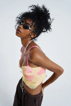 Pink Lorelai Corset-Jaded London Best Sale