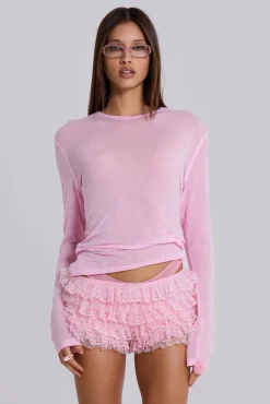 Pink Mist Long Sleeve Top-Jaded London Best Sale