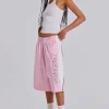 Pink Overdue Basketball Shorts-Jaded London Shop