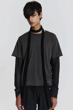 Pitch Double Layer Tee-Jaded London Flash Sale