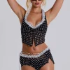 Polka Ruffle Tankini Top-Jaded London Best Sale