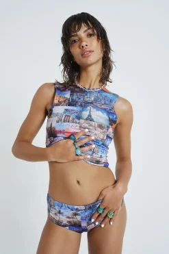 Postcards From Pagayo Hot Pant Bikini Bottoms-Jaded London Fashion