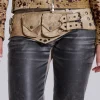 Raider Faux Leather Pocket Belt-Jaded London Hot