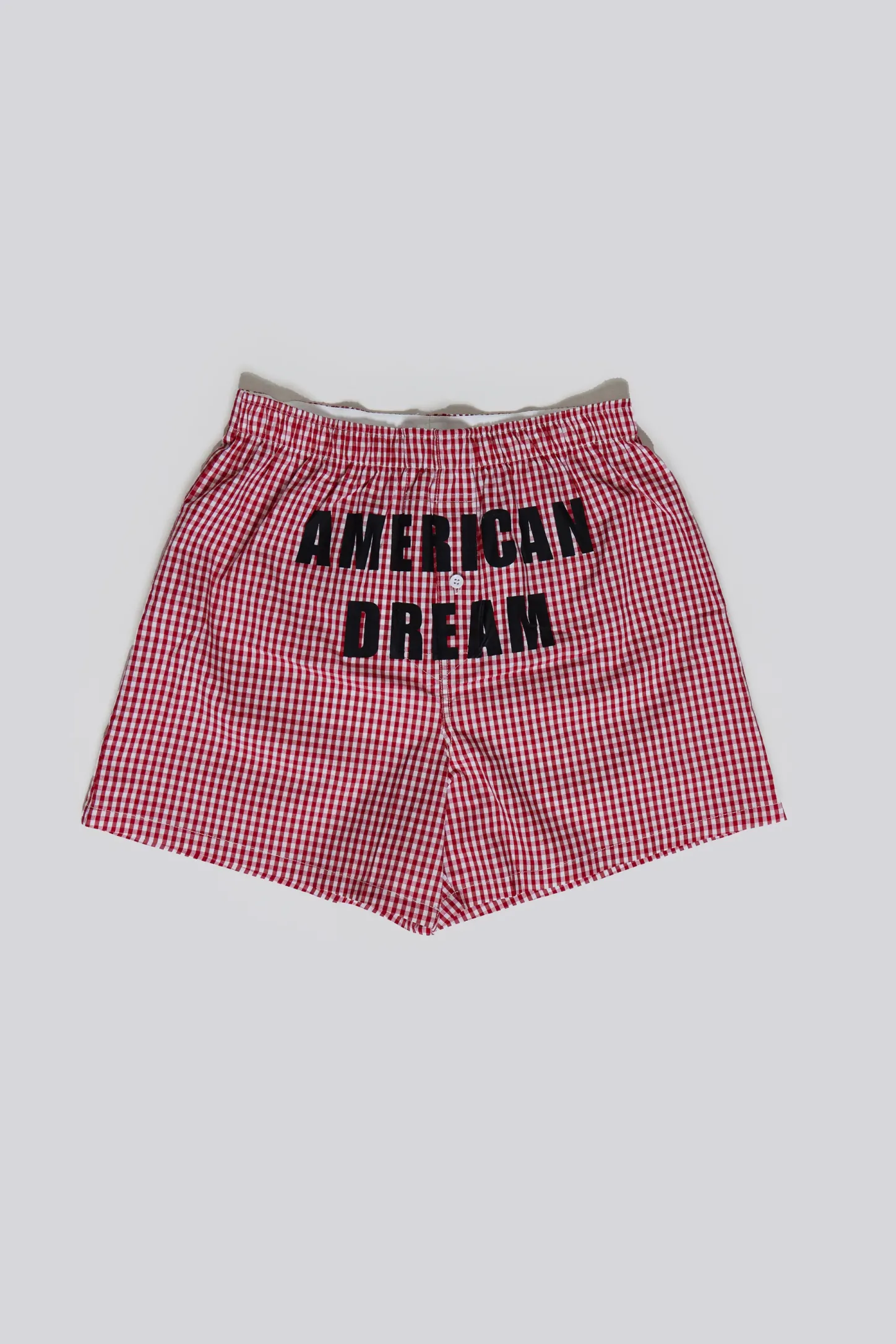 Red Gingham Printed Boxer-Jaded London Cheap