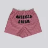 Red Gingham Printed Boxers-Jaded London Shop