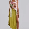 Riana Asymmetric Midi Skirt-Jaded London Store
