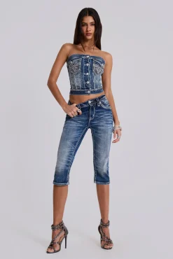 Rock Revival Capri Jeans-Jaded London Clearance