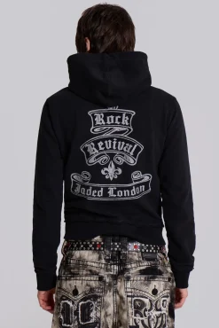 Rock Revival Diamante Mini Monster Hoodie-Jaded London Clearance