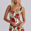 Scarlet Satin Corset Top-Jaded London Online