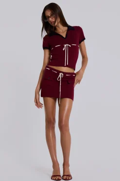 Scarlett Knit Mini Skirt-Jaded London Cheap