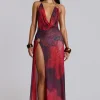 Sedona Red Maxi Dress-Jaded London Online