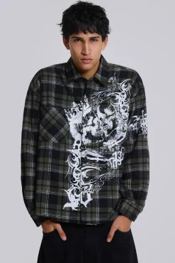 Seized Flannel Shirt-Jaded London Discount