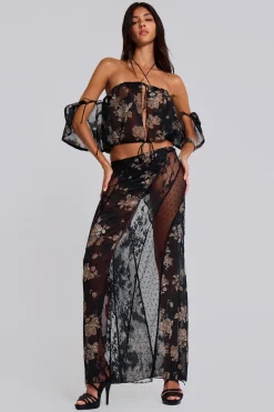 Seraph Maxi Skirt-Jaded London Clearance