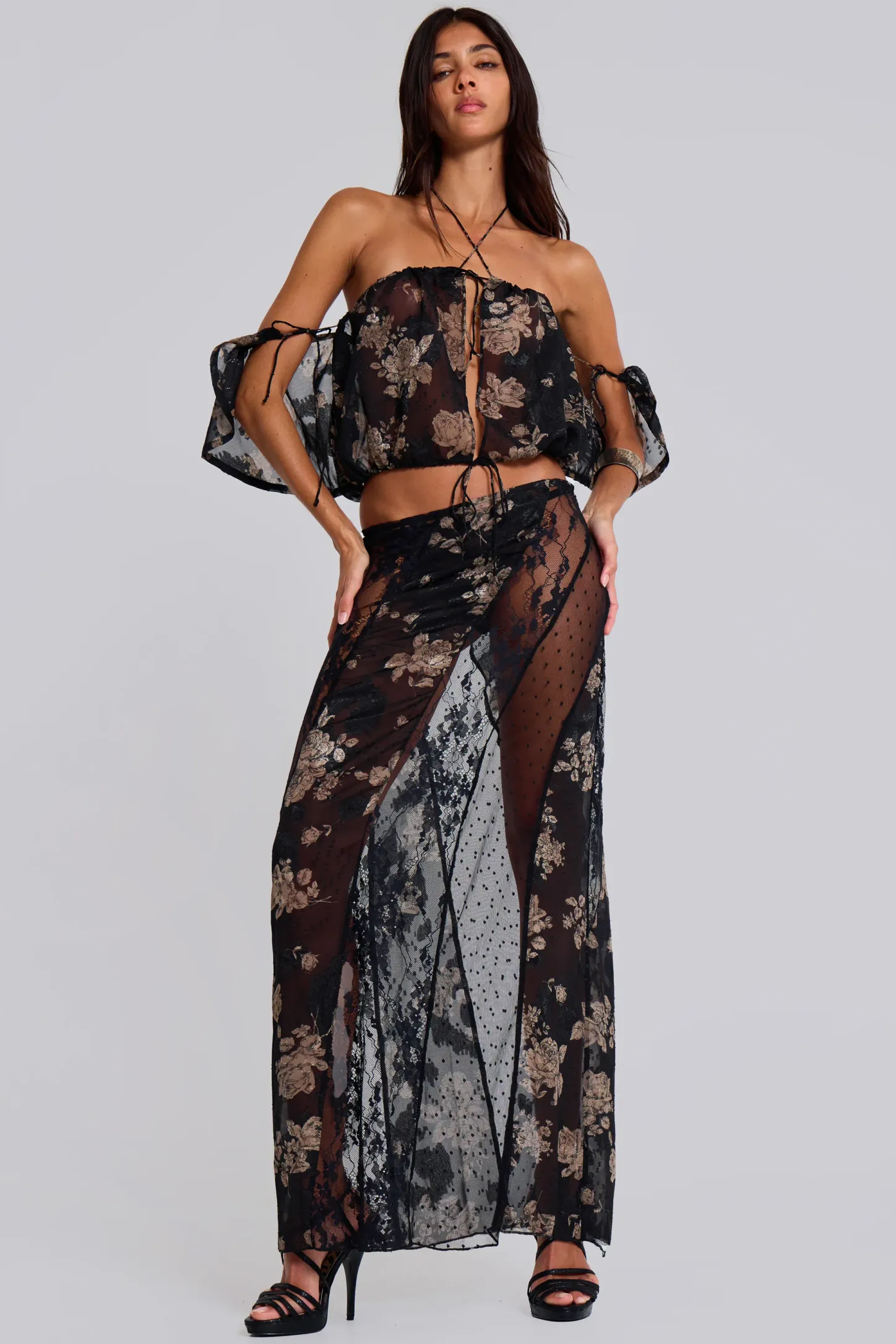 Seraph Maxi Skirt-Jaded London Clearance