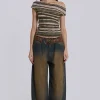 Sonic Jeans in Dirty Wash-Jaded London Sale