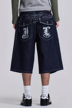 Sonic J-L Indigo Jorts-Jaded London Hot