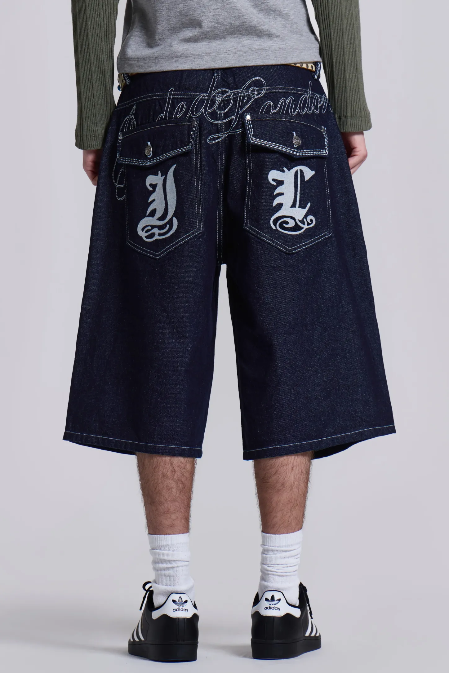 Sonic J-L Indigo Jorts-Jaded London Hot