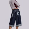 Sonic J-L Indigo Jorts-Jaded London Fashion