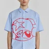 Stereo Stripe Shirt-Jaded London New