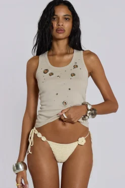 Stone Crochet Bikini Bottoms-Jaded London Hot
