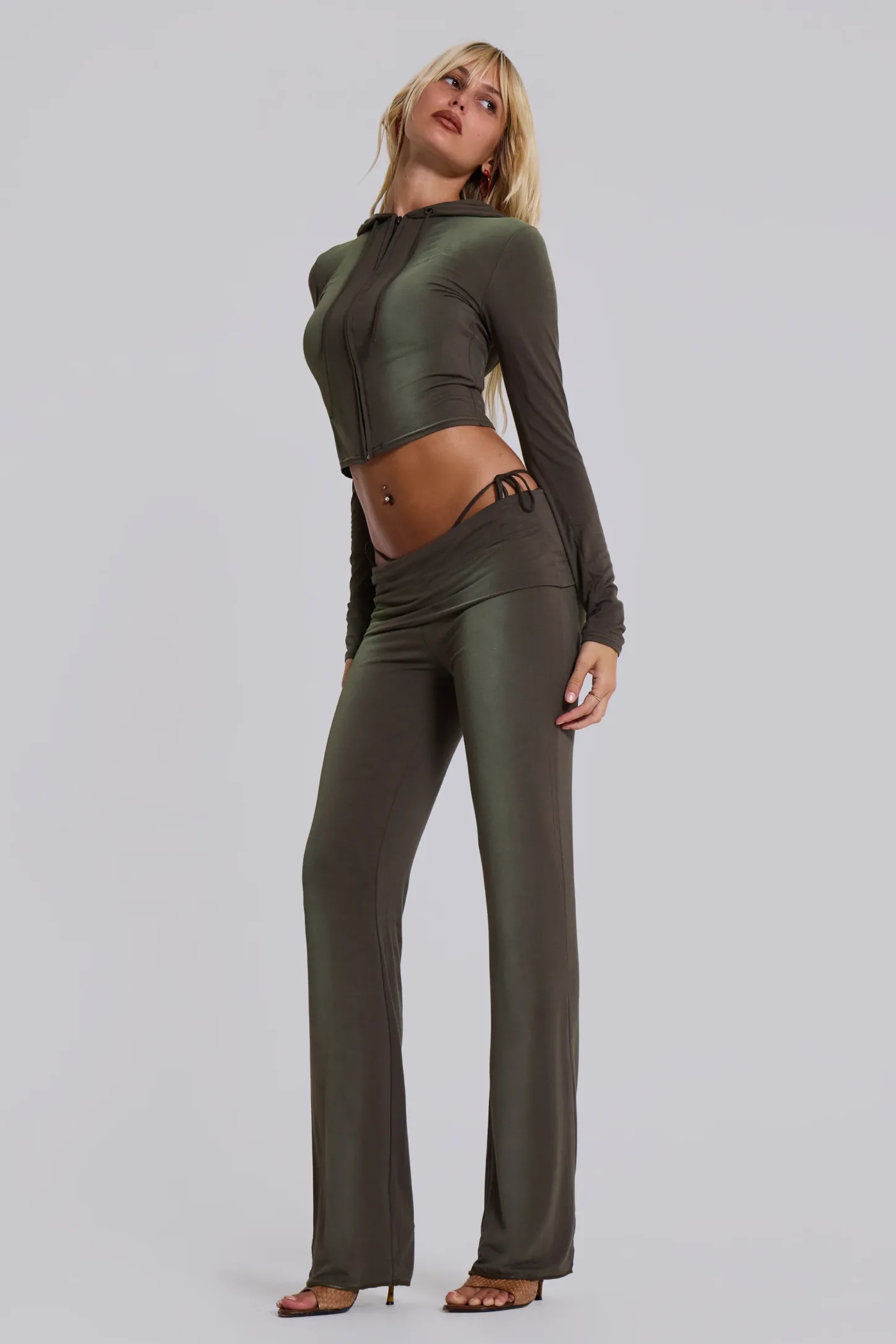 Tacha Fold Over Ombré Trousers-Jaded London Cheap