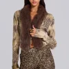 Tana Fur Trim Cardigan-Jaded London New