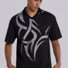 Tattoo Football Polo Shirt-Jaded London Hot