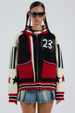 Team 23 Knitted Zip Through-Jaded London Store
