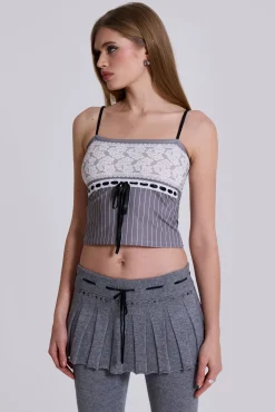 Thursday Pinstripe Cami Top-Jaded London Hot