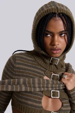 Veda Knitted Hood & Scarf-Jaded London Store
