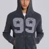 99 Waffle Hoodie-Jaded London Clearance