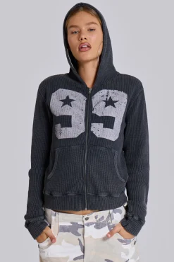 99 Waffle Hoodie-Jaded London Fashion