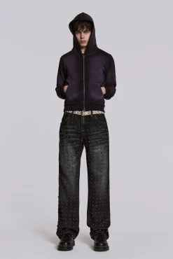 Washed Black Stud Scott Jean-Jaded London New