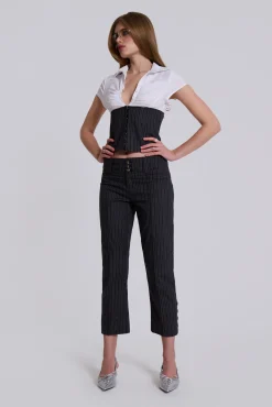 Wednesday Corset Shirt-Jaded London Flash Sale