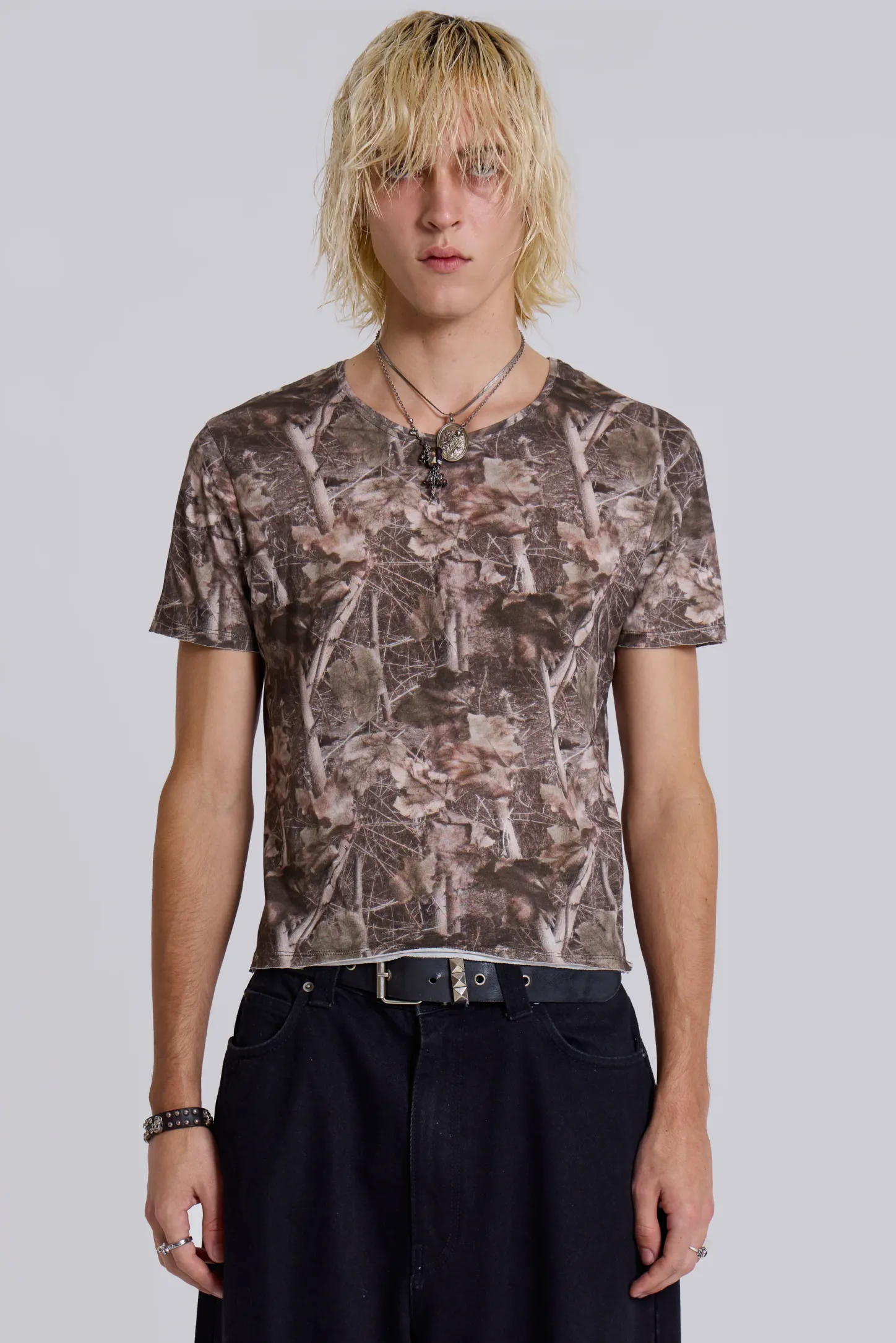 Woodland Shrunken Tee-Jaded London Best