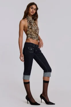 Zahra Denim Capri-Jaded London Flash Sale